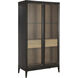 Cecilia Clear / Smoke Grey Display Cabinet